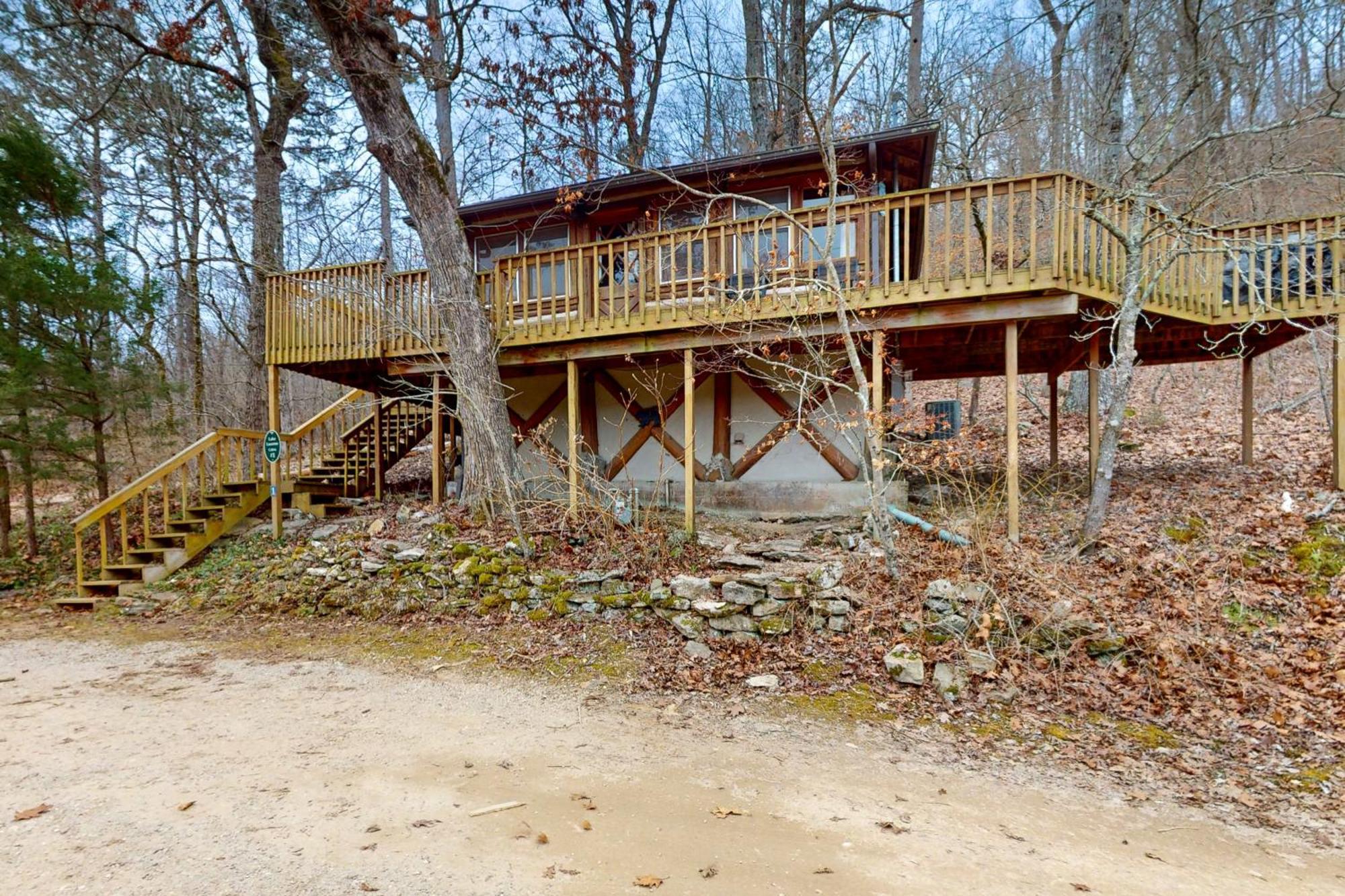 Lake Lucerne - Treehouse Cabin #01 Eureka Springs Extérieur photo