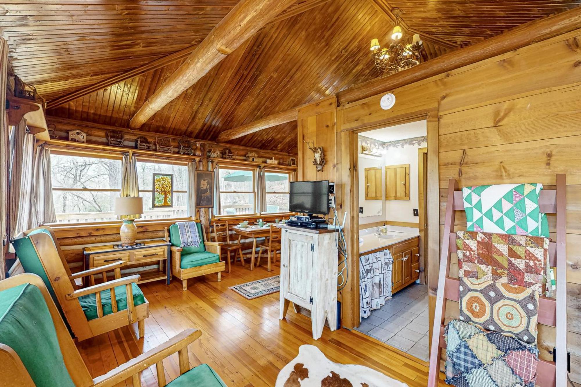 Lake Lucerne - Treehouse Cabin #01 Eureka Springs Extérieur photo